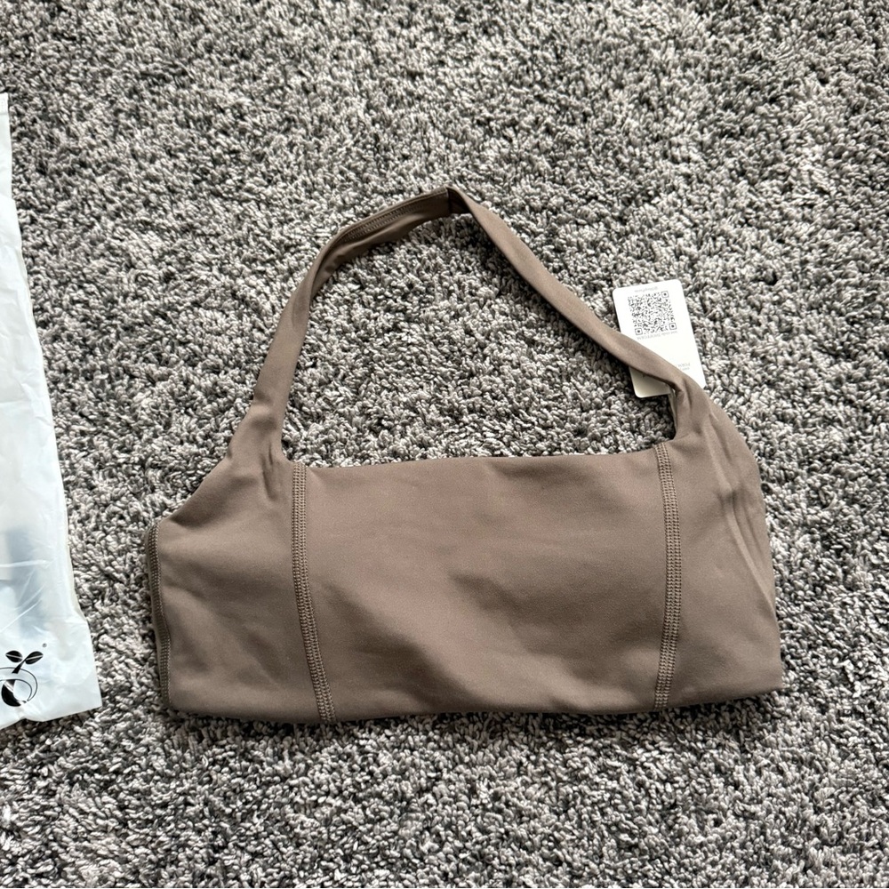 FORM Taupe Halter Sports Bra - Picture 5 of 6